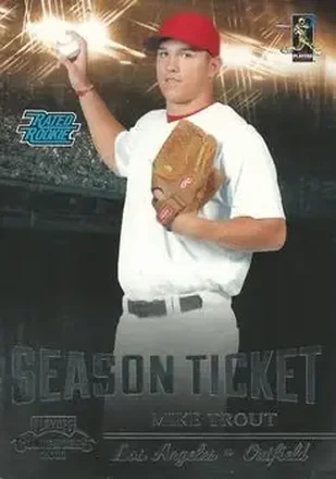 2011 Playoff Contenders #17 - Mike Trout - Los Angeles Angels