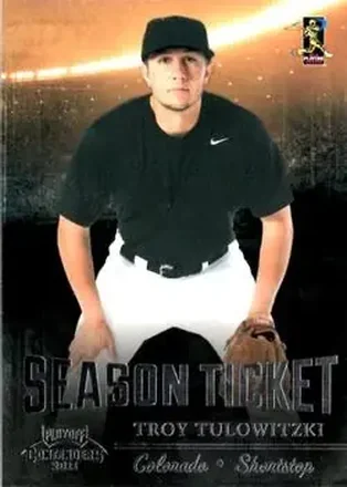 2011 Playoff Contenders #30 - Troy Tulowitzki - Colorado Rockies