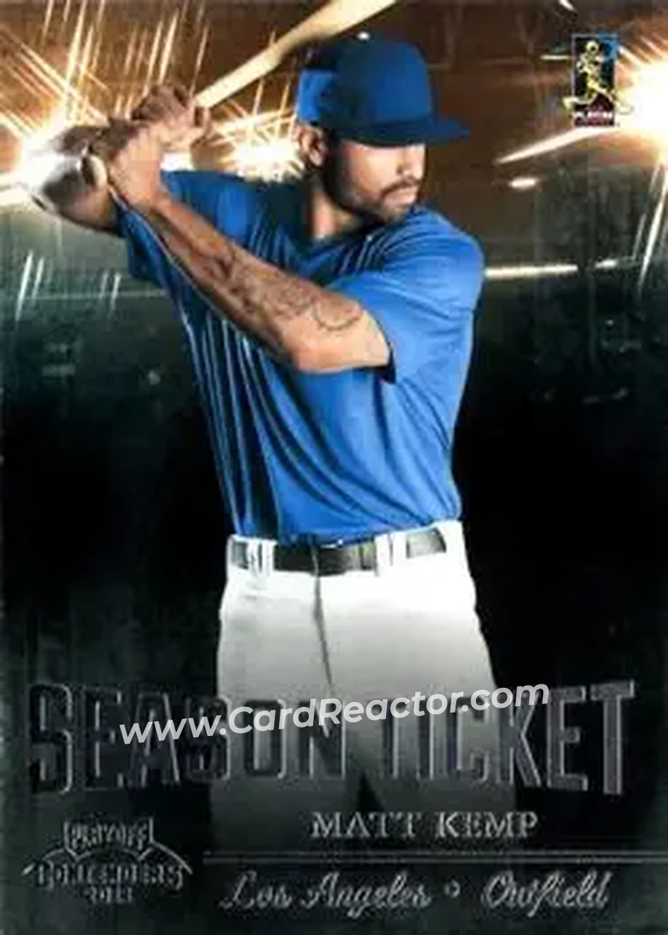 2011 Playoff Contenders #32 - Matt Kemp - Los Angeles Dodgers - Front