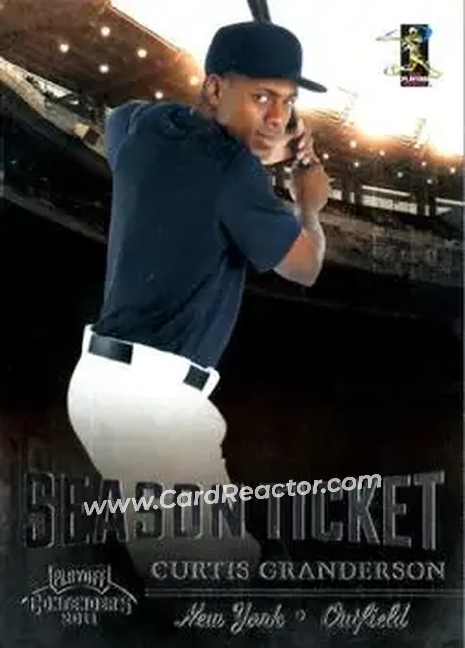 2011 Playoff Contenders #41 - Curtis Granderson - New York Yankees - Front