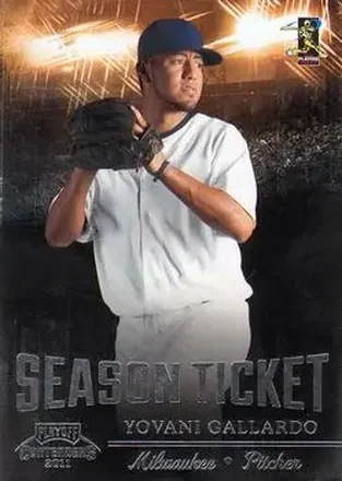 2011 Playoff Contenders #46 - Yovani Gallardo - Milwaukee Brewers