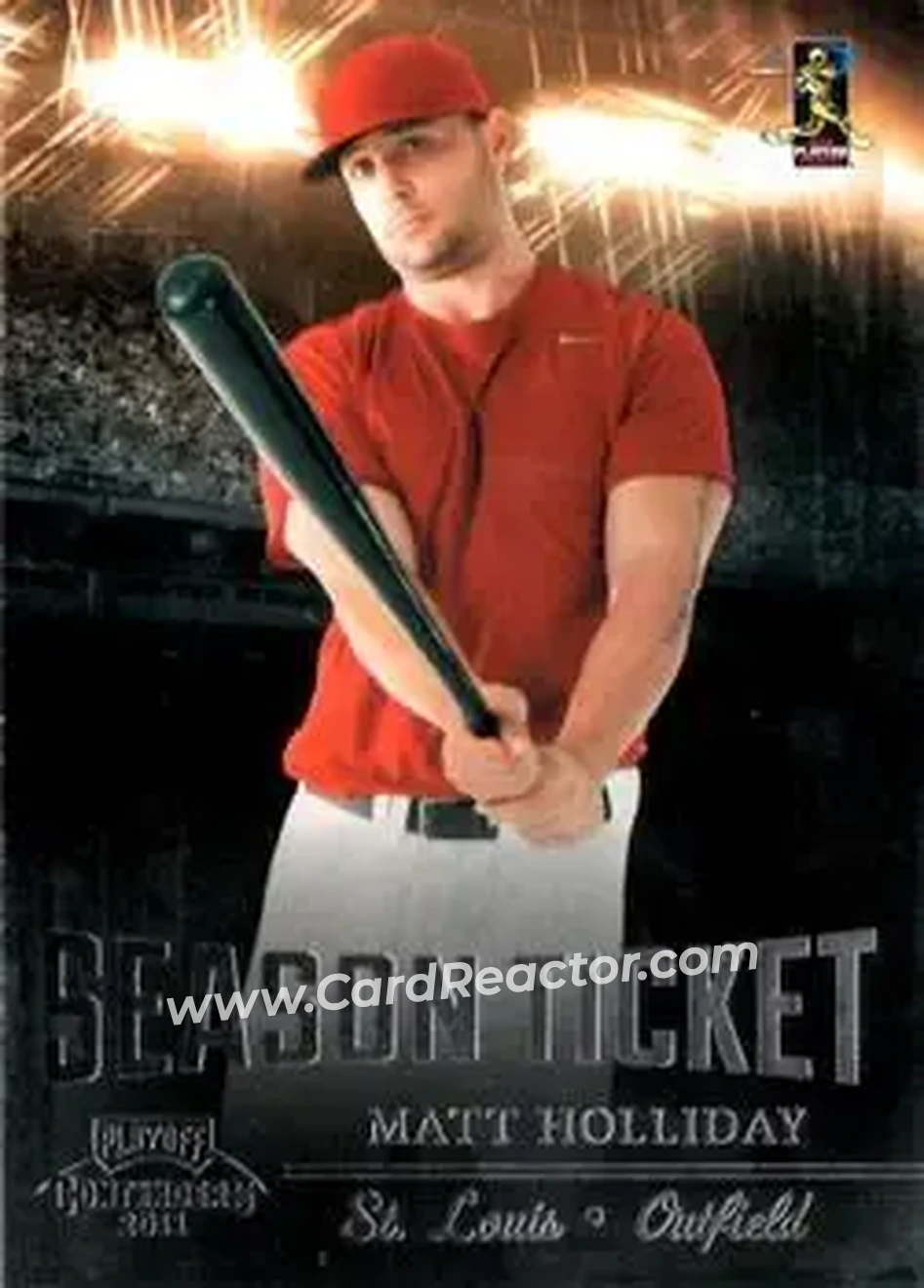 2011 Playoff Contenders #47 - Matt Holliday - St. Louis Cardinals - Front