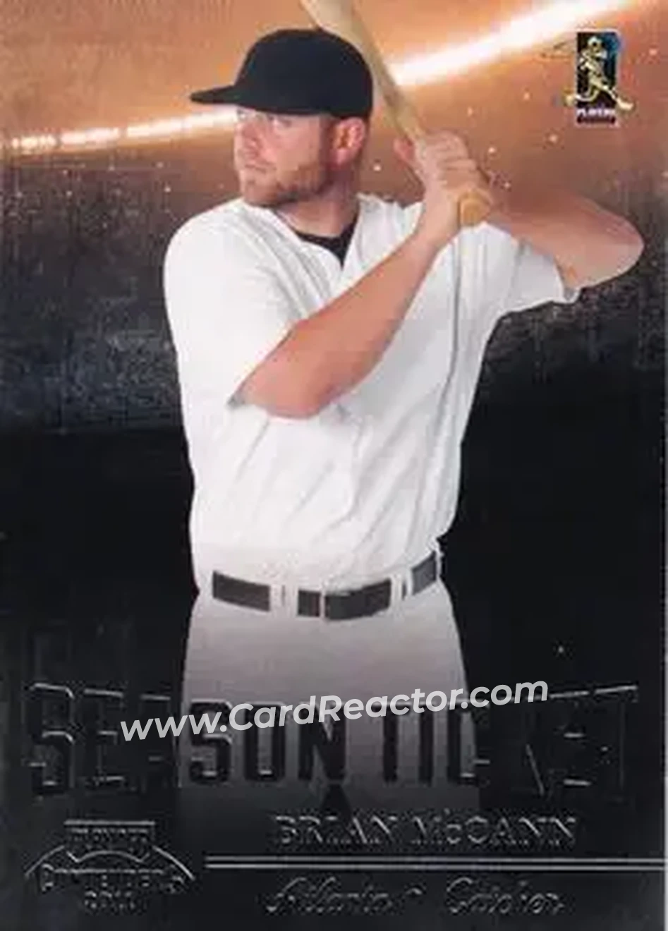 2011 Playoff Contenders #48 - Brian McCann - Atlanta Braves - Front