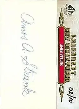 2011 SP Legendary Cuts feature card