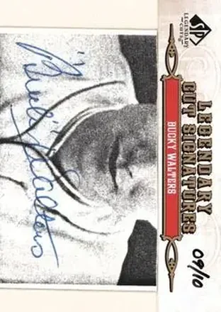 2011 SP Legendary Cuts #25 - Bucky Walters