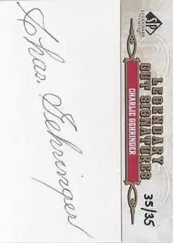 2011 SP Legendary Cuts feature card
