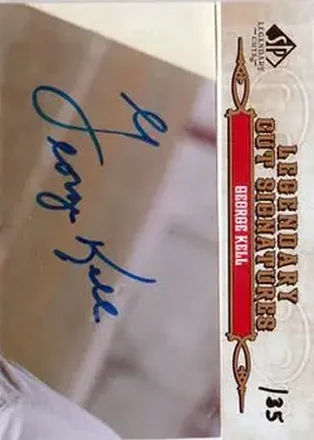2011 SP Legendary Cuts #77 - George Kell