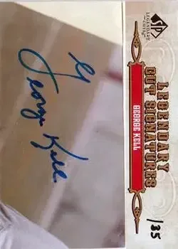 2011 SP Legendary Cuts feature card