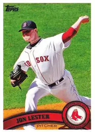 2011 Topps #3 - Jon Lester - Boston Red Sox