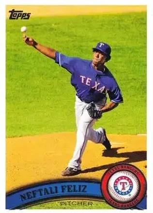 2011 Topps #6 - Neftali Feliz - Texas Rangers