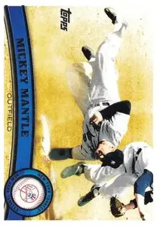 2011 Topps #7 - Mickey Mantle - New York Yankees