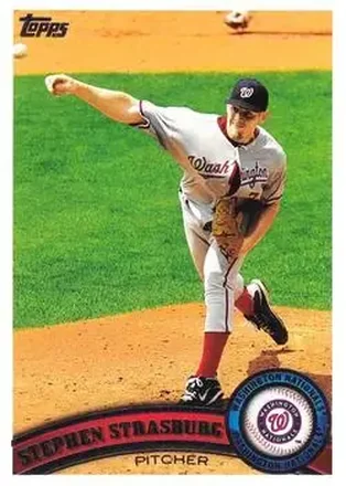 2011 Topps #10 - Stephen Strasburg - Washington Nationals