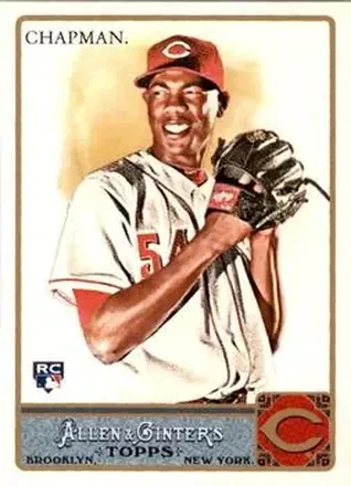 2011 Topps Allen & Ginter #5 - Aroldis Chapman - Cincinnati Reds