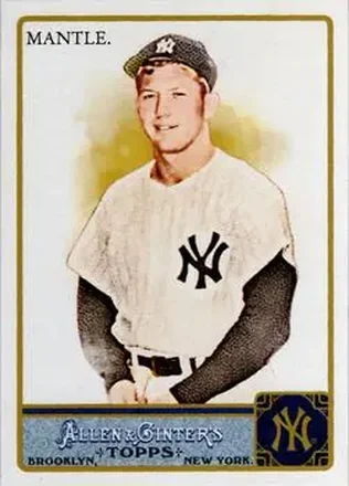 2011 Topps Allen & Ginter #7 - Mickey Mantle - New York Yankees