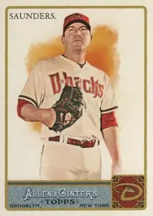 2011 Topps Allen & Ginter #9 - Joe Saunders - Arizona Diamondbacks