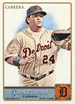 2011 Topps Allen & Ginter #10 - Miguel Cabrera - Detroit Tigers