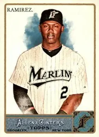 2011 Topps Allen & Ginter #30 - Hanley Ramirez - Florida Marlins