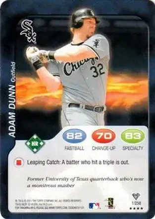 2011 Topps Attax #1 - Adam Dunn - Chicago White Sox