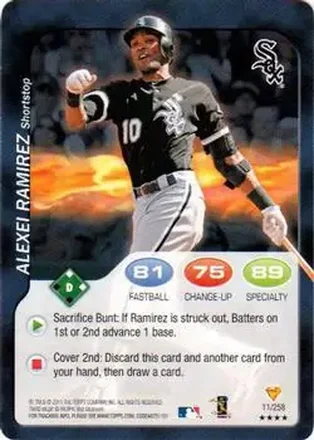 2011 Topps Attax #11 - Alexei Ramirez - Chicago White Sox