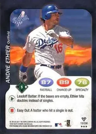 2011 Topps Attax #13 - Andre Ethier - Los Angeles Dodgers