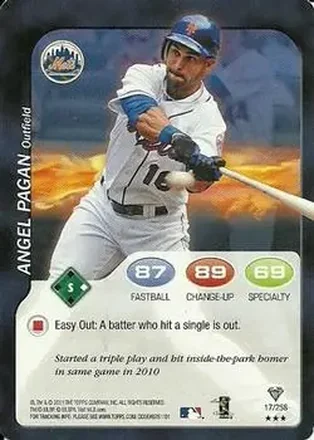 2011 Topps Attax #17 Angel Pagan