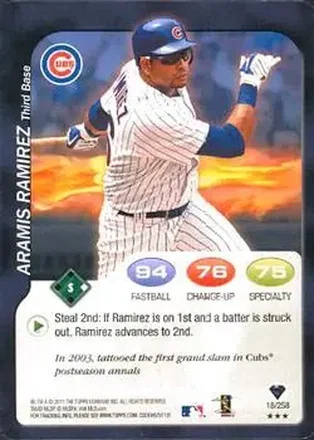 2011 Topps Attax #18 - Aramis Ramirez - Chicago Cubs
