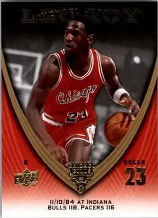 2008-09 Upper Deck Michael Jordan Legacy Collection #8 - Michael Jordan - Chicago Bulls