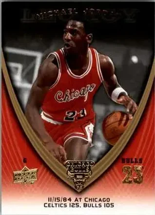 2008-09 Upper Deck Michael Jordan Legacy Collection #10 - Michael Jordan - Chicago Bulls