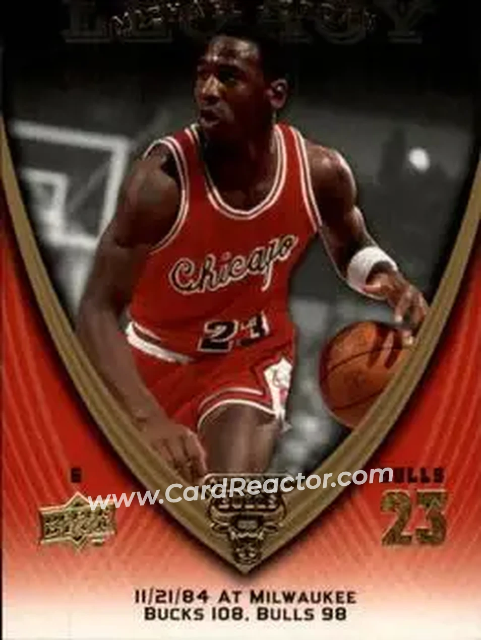 2008-09 Upper Deck Michael Jordan Legacy Collection #13 - Michael Jordan - Chicago Bulls