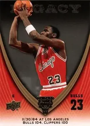 2008-09 Upper Deck Michael Jordan Legacy Collection #18 - Michael Jordan - Chicago Bulls