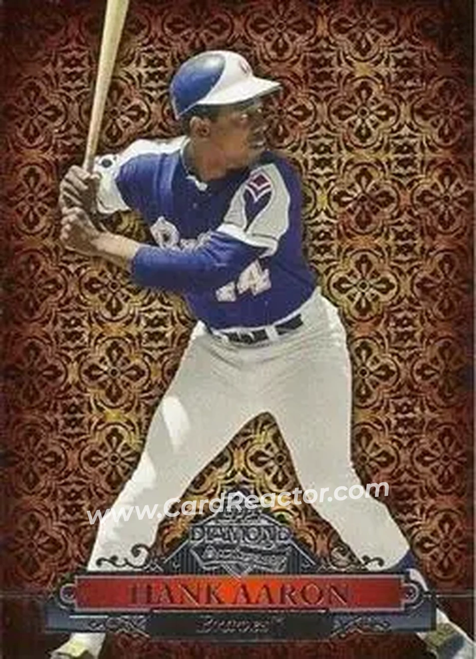 2011 Topps Diamond Anniversary HTA #HTA-1 - Hank Aaron - Atlanta Braves - Front