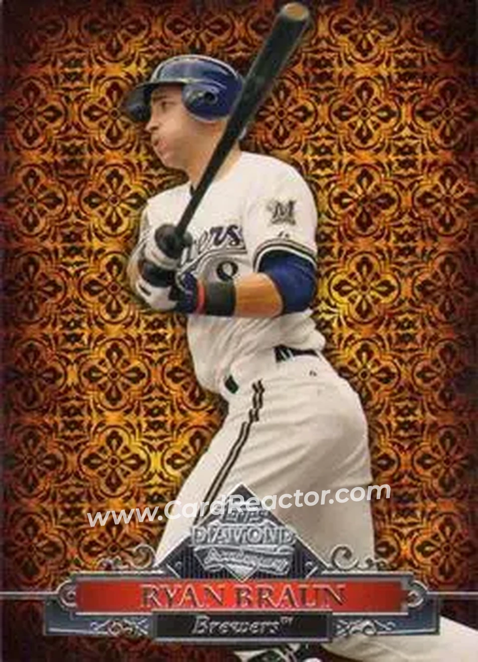 2011 Topps Diamond Anniversary HTA #HTA-8 - Ryan Braun - Milwaukee Brewers - Front 2011 Topps Diamond Anniversary HTA #HTA-8 - Ryan Braun - Milwaukee Brewers - Front