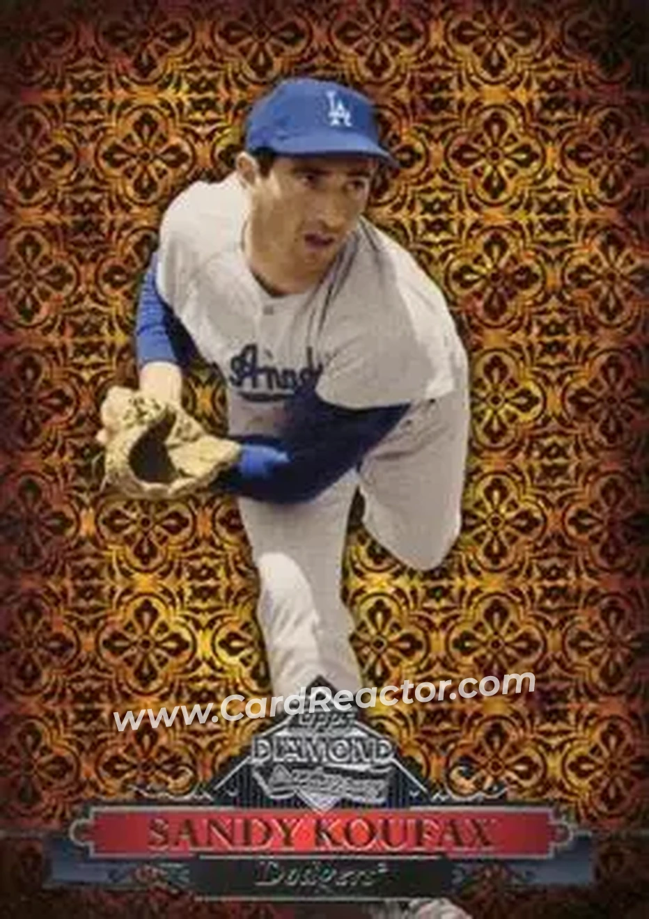 2011 Topps Diamond Anniversary HTA #HTA-10 - Sandy" Koufax - Los Angeles Dodgers - Front