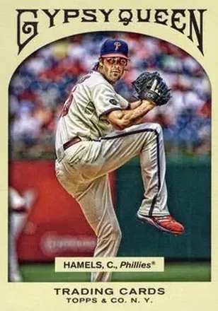 2011 Topps Gypsy Queen #3 - Cole Hamels - Philadelphia Phillies