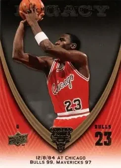 2008-09 Upper Deck Michael Jordan Legacy Collection #22 - Michael Jordan - Chicago Bulls