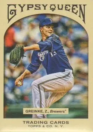2011 Topps Gypsy Queen #11 - Zack Greinke - Milwaukee Brewers