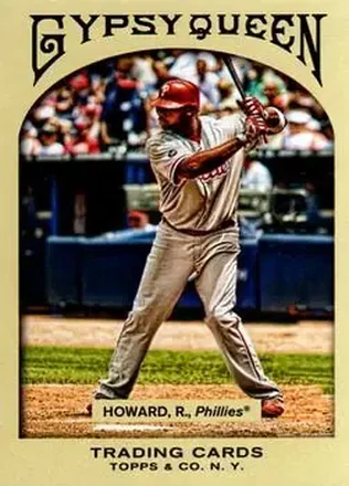 2011 Topps Gypsy Queen #12 - Ryan Howard - Philadelphia Phillies