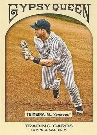 2011 Topps Gypsy Queen #17 - Mark Teixeira - New York Yankees