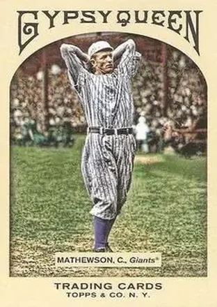 2011 Topps Gypsy Queen #18 - Christy Mathewson - New York Giants