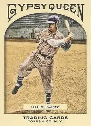 2011 Topps Gypsy Queen #25 - Mel Ott - New York Giants
