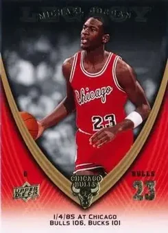 2008-09 Upper Deck Michael Jordan Legacy Collection #33 - Michael Jordan - Chicago Bulls