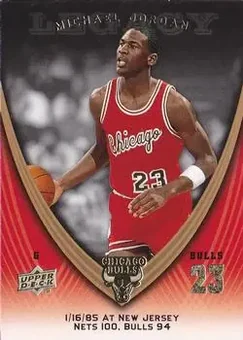 2008-09 Upper Deck Michael Jordan Legacy Collection #39 - Michael Jordan - Chicago Bulls