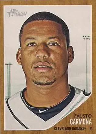 2011 Topps Heritage #15 - Roberto Hernandez - Cleveland Indians