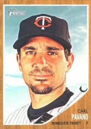 2011 Topps Heritage #21 Carl Pavano