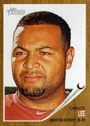 2011 Topps Heritage #23 - Carlos Lee - Houston Astros