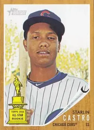2011 Topps Heritage #25 - Starlin Castro - Chicago Cubs