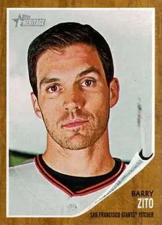 2011 Topps Heritage #33 - Barry Zito - San Francisco Giants