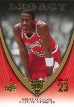 2008-09 Upper Deck Michael Jordan Legacy Collection #50 - Michael Jordan - Chicago Bulls