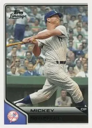 2011 Topps Lineage #7 - Mickey Mantle - New York Yankees