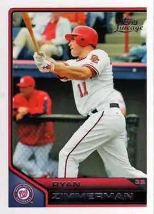 2011 Topps Lineage #11 - Ryan Zimmerman - Washington Nationals
